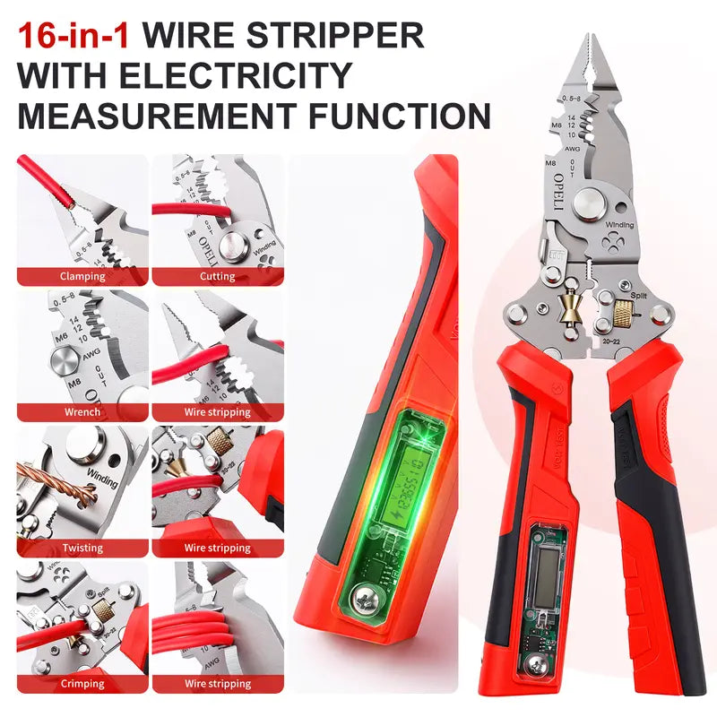 🎉 2026 Sale — Over 32,000 Sold! 🔧 Wire Stripping Pliers – Multi-Function Cutting & Voltage Detection ⚡