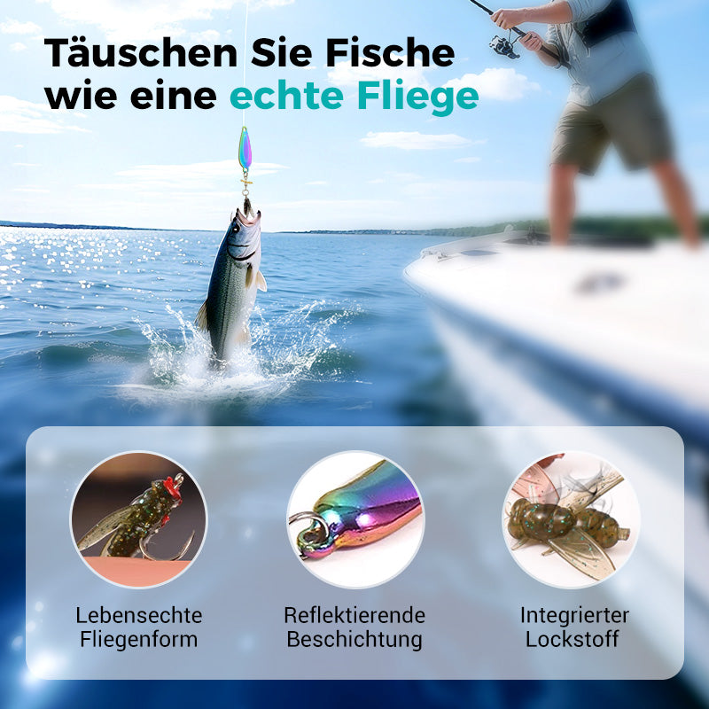 🎣🎁Angelköder mit Metallpropeller zum Fischen✨