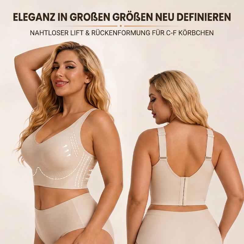 👙 BEFRISTET 50% RABATT! ✨ Nahtloser Push-up-BH – W-Stütze, 3cm Träger, 7-Reihen 👌
