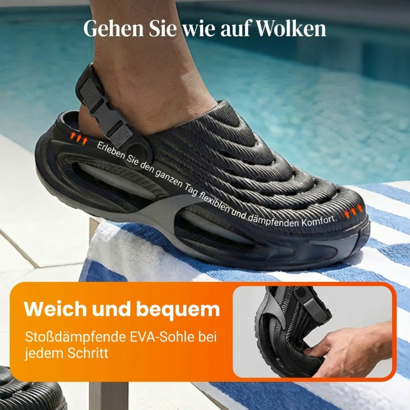 Herren Zehentrenner mit Plateau & Doppelfarben – weiche Sohle, bequem & stylisch – ideal für Strand, Sport & Freizeit