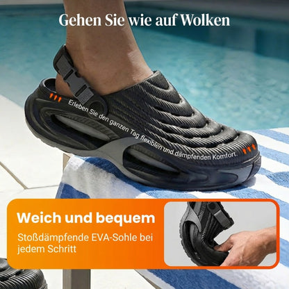 Herren Zehentrenner mit Plateau & Doppelfarben – weiche Sohle, bequem & stylisch – ideal für Strand, Sport & Freizeit