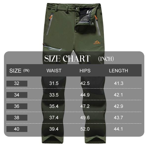 🙋‍♂️2026 Neues Upgrade🌟Herren-Winterhose mit Fleecefutter, Ski- und Schneehose