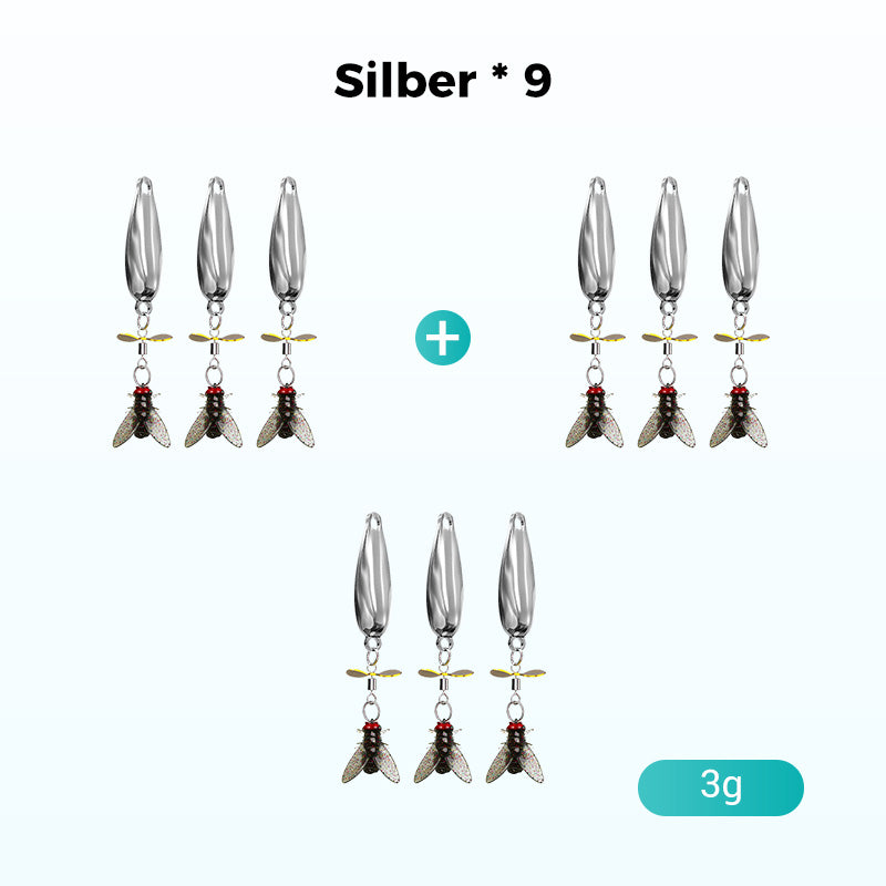 🎣🎁Angelköder mit Metallpropeller zum Fischen✨