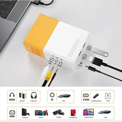 Mini-Projektor, LED-Heim-Media-Player