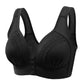 👙 50% RABATT! 🌸 Atmungsaktiver Baumwoll-BH mit Knopfleiste – Einfaches An- und Ausziehen, Weicher Tragekomfort & Anpassbarer Halt 🎀