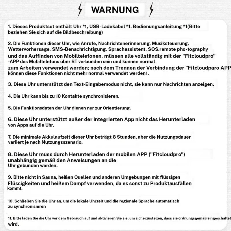 ⌚ 50% Rabatt ！1,52'' HD Smartwatch Herren | Anruf, Musik, IP68 | Lange Akkulaufzeit