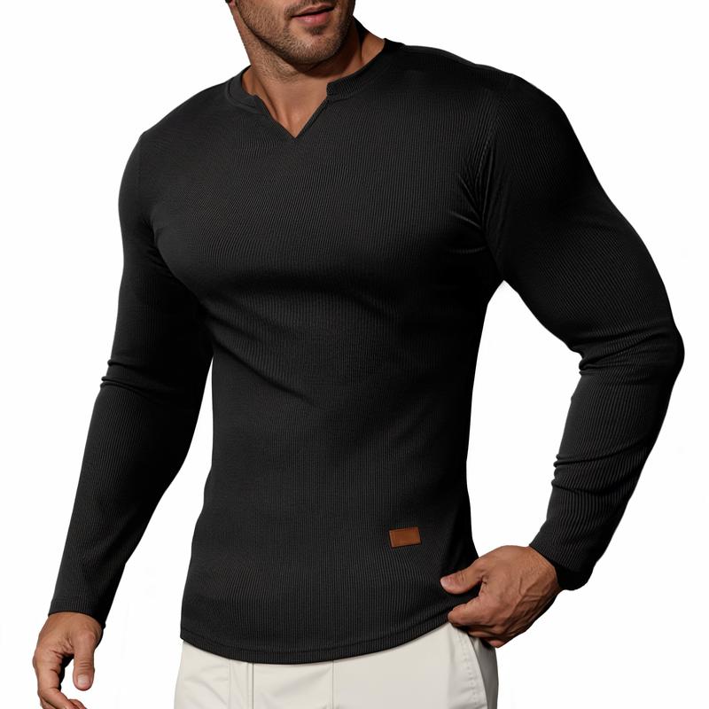 🏋️ Herren Fitness-Langarmshirt – Halbeng, elastisch, gestreift & atmungsaktiv, für Basketball, Laufen & Training, S–3XL✨