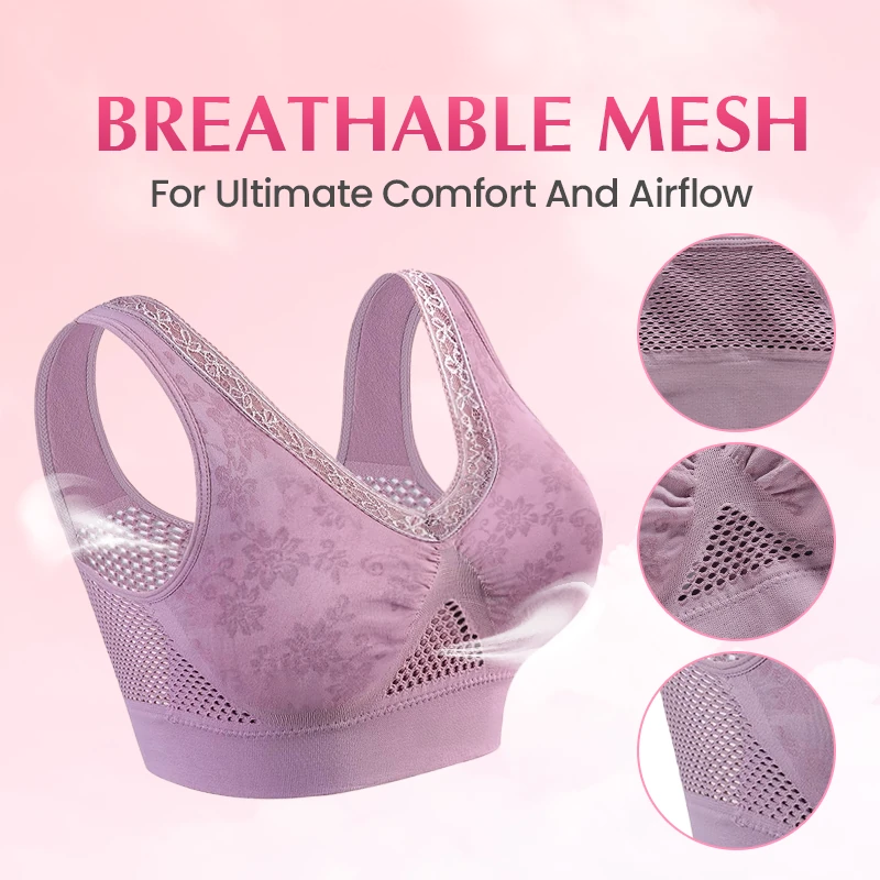 Sanfter Komfort-BH ohne Bügel & Knöpfe (1+1 Gratis)