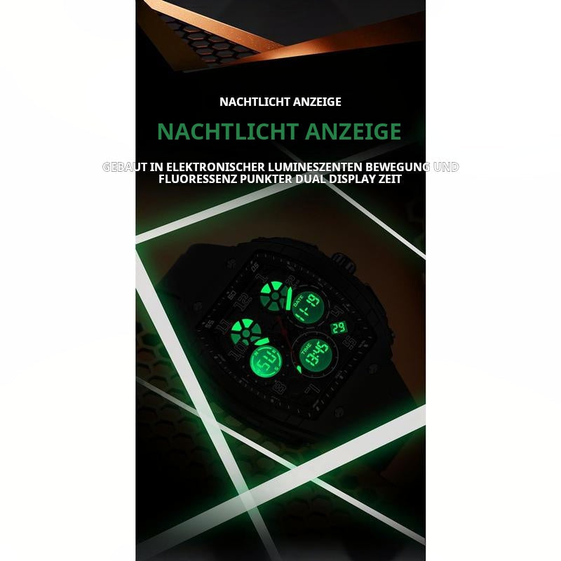 Sportliche Leucht-Digitaluhr für Herren