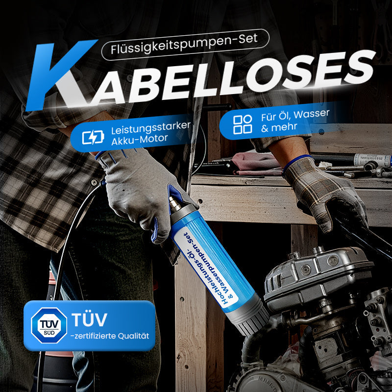 💧 Hochleistungs-Öl-Wasserpumpensatz