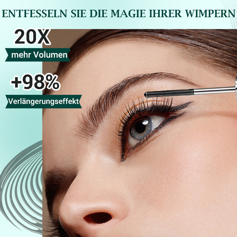 🎁Letzter Tag – Kaufe 1 bekomme 1 gratis⏰Ultimative wasserfeste & schweißfeste Mascara für Länge und Schwung💦