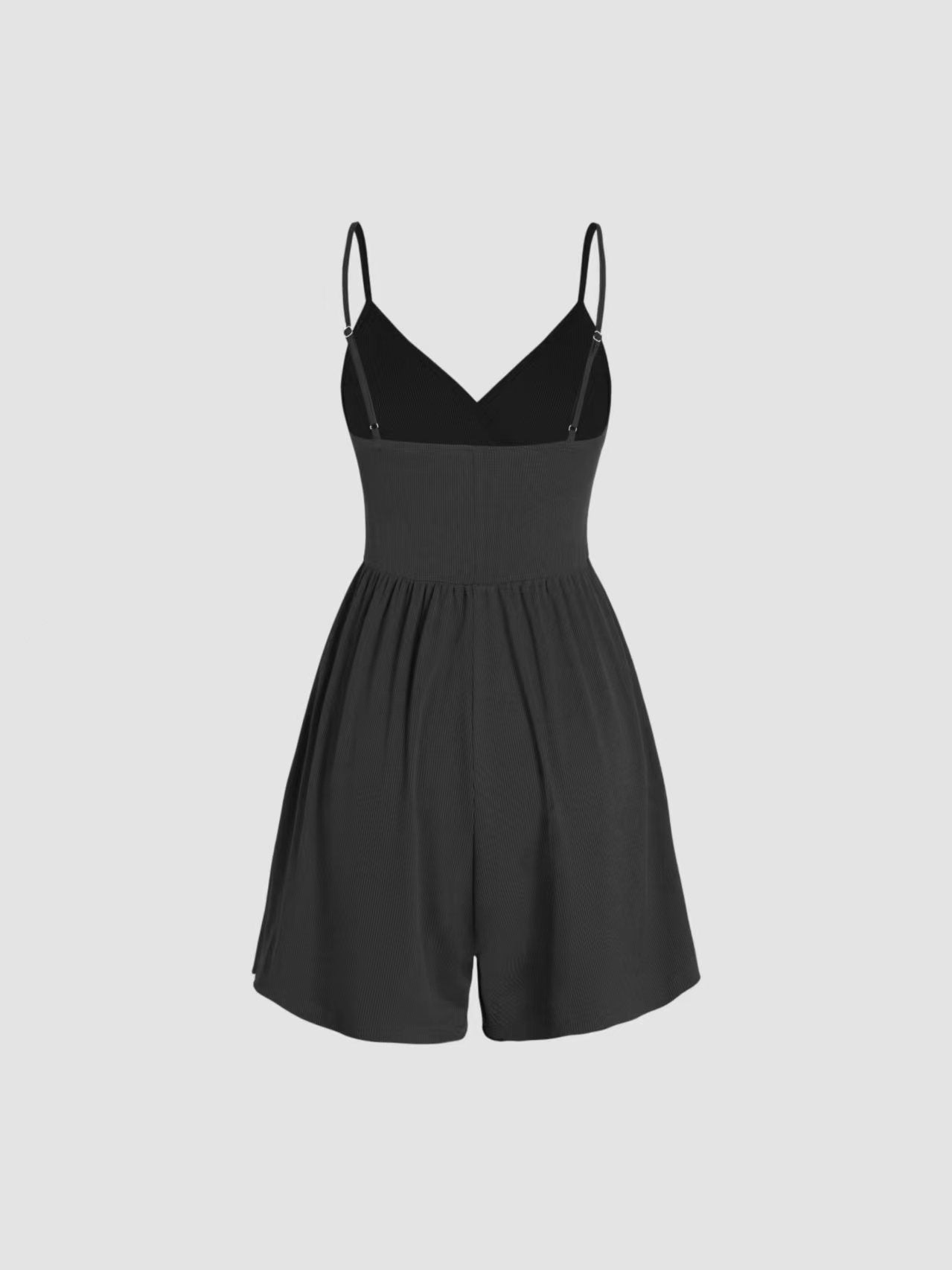 ☀️ Sommer Essential-Limited Time Niedriger Preis 💕 Damen Casual Verstellbare Plain Rückenlose Wrap Cami Strampler