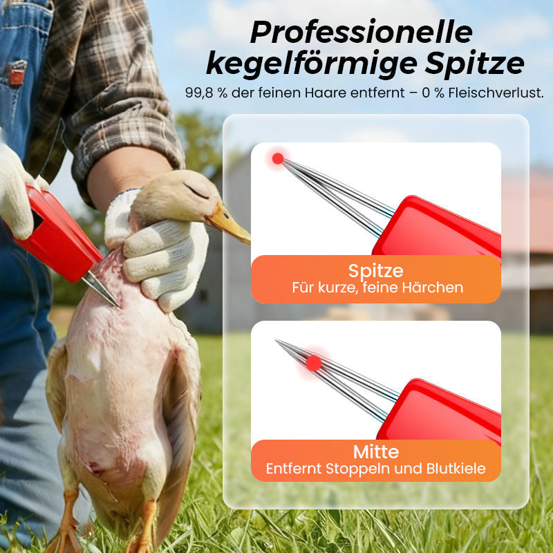 🦆🔥2026 SCHNÄPPCHEN 🔥🐓Elektrische Geflügelrupfmaschine – Einfaches Rupfen, spart Zeit und Mühe!