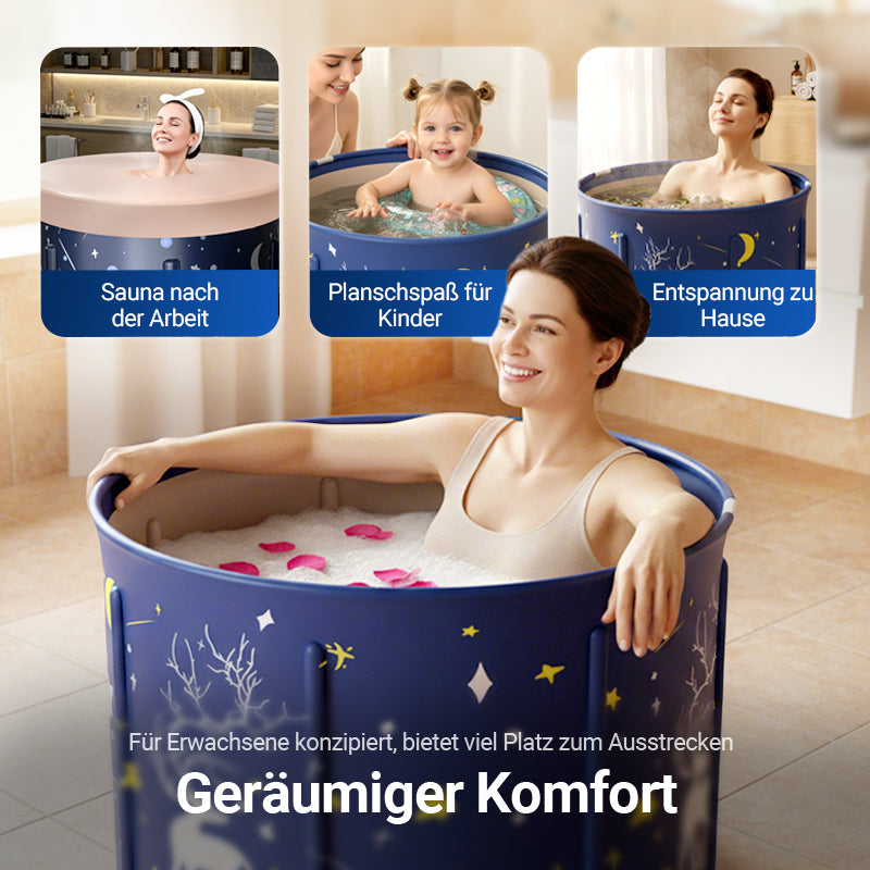 💧 Beheizte faltbare Badewanne für den Hausgebrauc