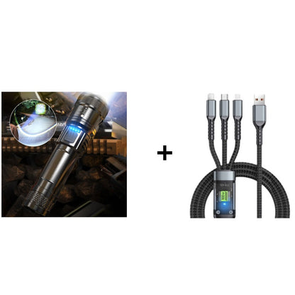 🔦 Superstarke Zoom-Taschenlampe – Wasserdicht und extrem hell für vielfältige Einsätze