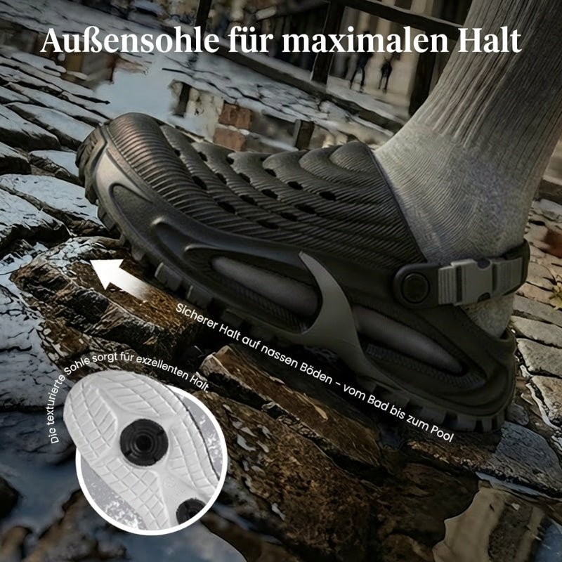 Herren Zehentrenner mit Plateau & Doppelfarben – weiche Sohle, bequem & stylisch – ideal für Strand, Sport & Freizeit