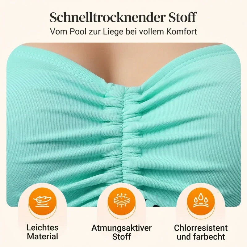 👙🔥 LETZTER TAG SALE – 50K+ VERKAUFT! Separables Badeoutfit: Trägertop & Badehose – Perfekt für Strand, Pool & Urlaub 🏖️✨