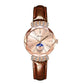 ⌚ Damen-Uhr mit Edelstahlband, wasserdicht, Kalender & funkelndem Zirkonia-Besatz – elegantes Butterfly-Verschluss-Design ✨
