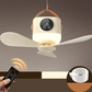 🌬️💡 50% RABATT! Auf wiederaufladbaren Deckenventilator mit LED – Kabellos, leise & dimmbar – Perfekt für Schlafzimmer, Balkon, Camping & Stromlose Räume ✨