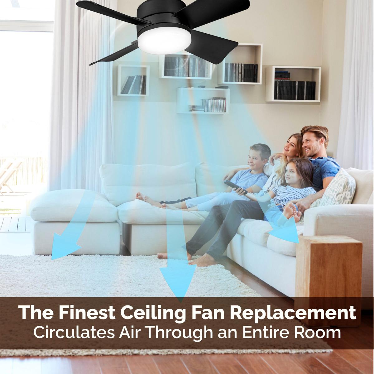 🍃 Intelligenter Deckenventilator mit Licht, RGB-Beleuchtung und Bluetooth-Lautsprecher♨️❄️