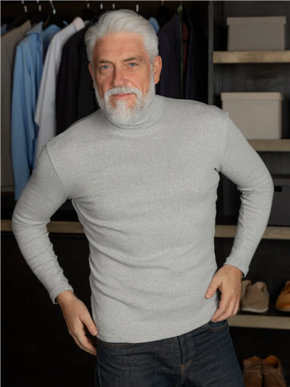 ❄️ Herren Hochkragen-Top – Warm, stylisch & zeitlos für Frühling/Herbst/Winter!