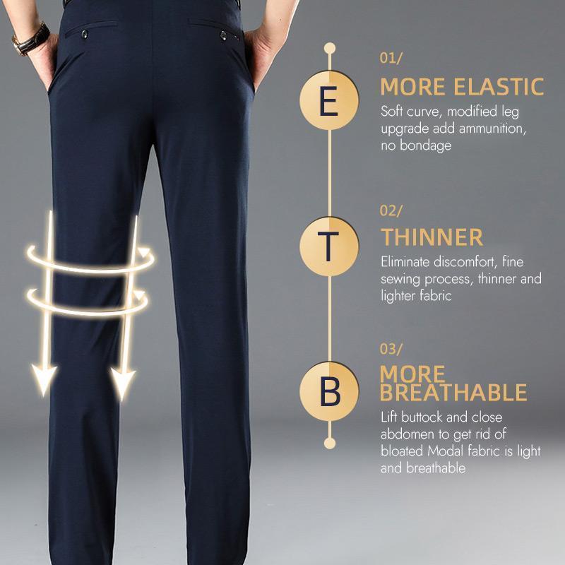 👔TimelessFlex - Herrenhose mit geradem Bein und hohem Stretchanteil👖