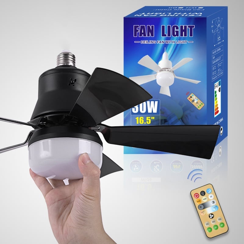 🍃 Intelligenter Deckenventilator mit Licht, RGB-Beleuchtung und Bluetooth-Lautsprecher♨️❄️