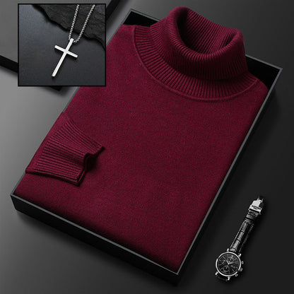 🧶 50% RABATT HOT SALE! ✨ Premium Kaschmirpulli Herren Einfarbig - Weiches Wohlfühlgarn mit Moderner Passform für Business & Freizeit 👔🎯