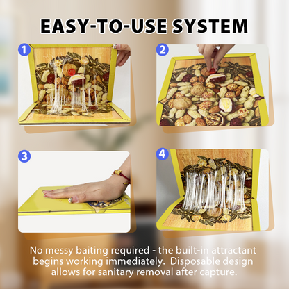 🔥Zeitlich begrenztes Angebot - Extra große Rattenkleber-Fallen-Pads