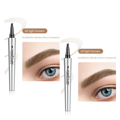 50% RABATT🧡3D-Wasserfester Microblading Augenbrauenstift mit 4-zackiger Spitze