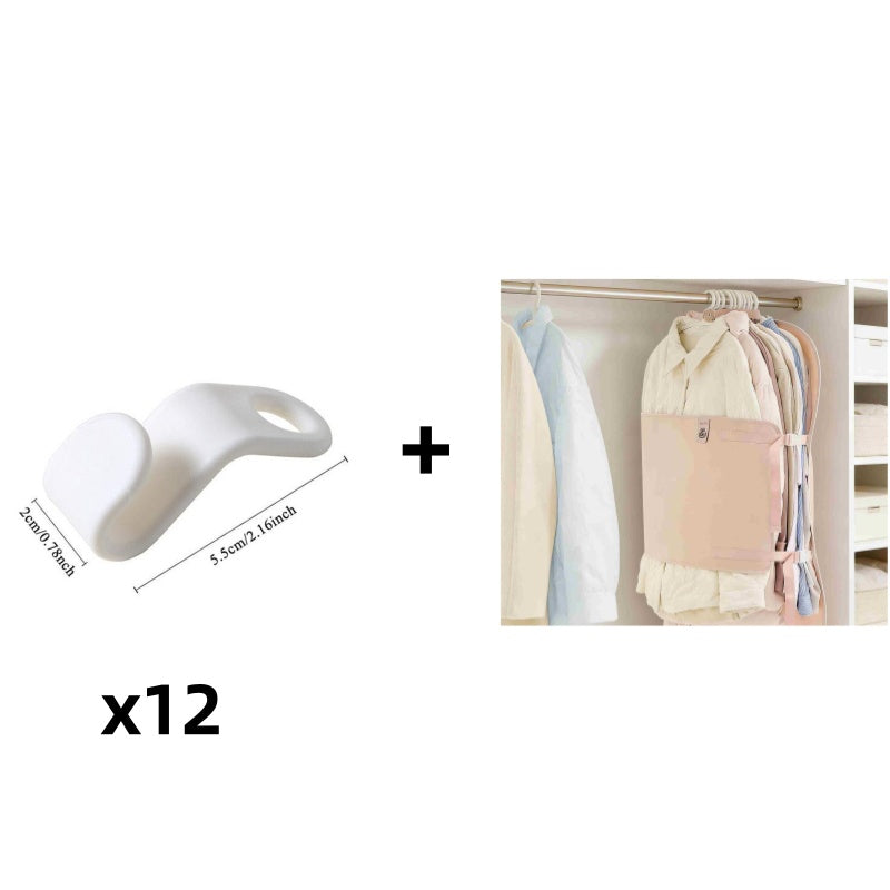 👚 50% RABATT! 🧺 Platzsparende Kleiderbügel-Verbinder – Intelligente Haken, mehr Schrankplatz & ordentliche Organisation – Perfekt für einen aufgeräumten Kleiderschrank ❄️