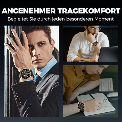 ⌚60% Rabatt💼Hochwertige Business-Multifunktions-Quarz-Uhr für Herren