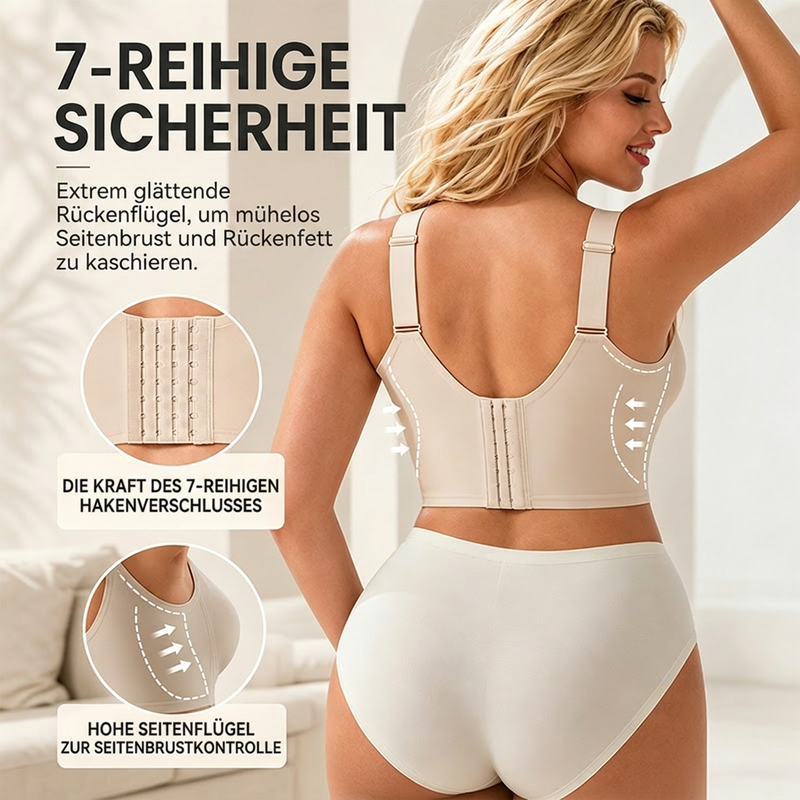 👙 BEFRISTET 50% RABATT! ✨ Nahtloser Push-up-BH – W-Stütze, 3cm Träger, 7-Reihen 👌