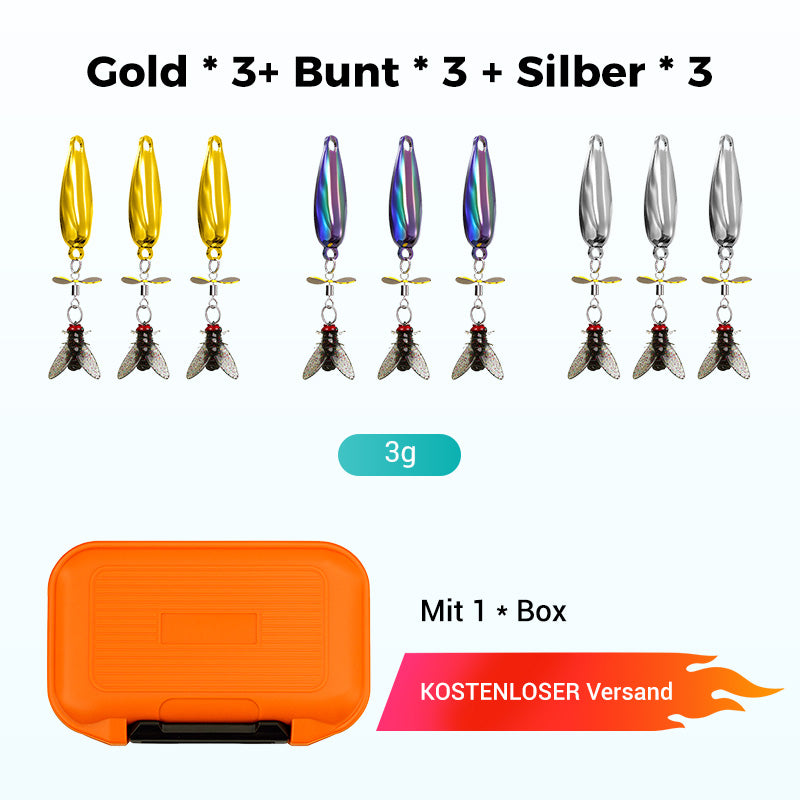 🎣🎁Angelköder mit Metallpropeller zum Fischen✨