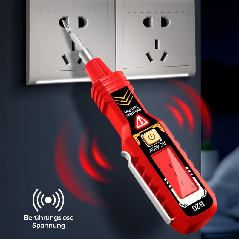 Berührungsloser Spannungsprüfer mit LCD-Anzeige