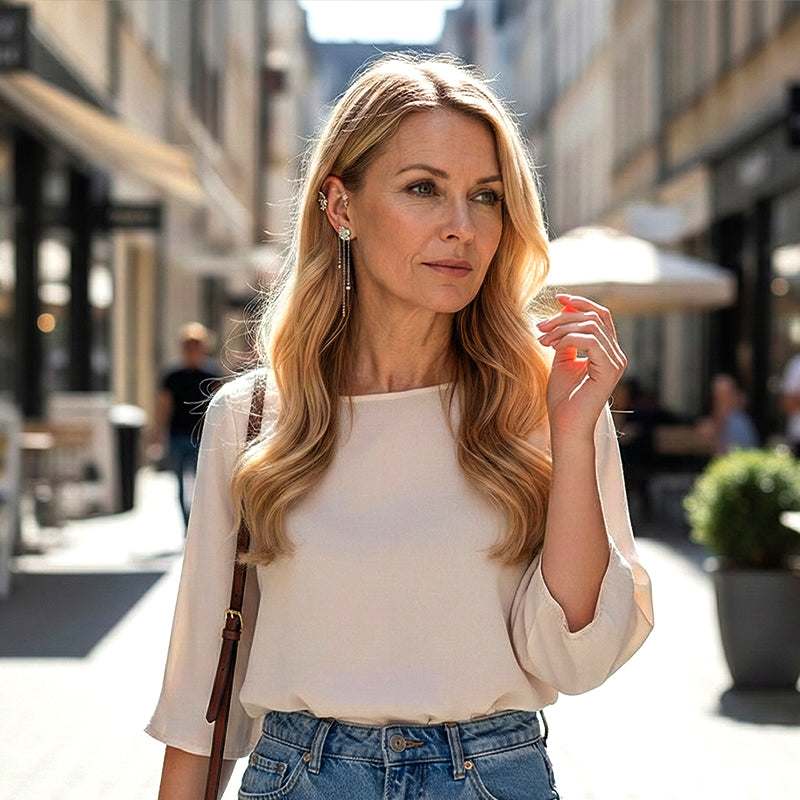 💕Schlichte Ohrclips mit Schmetterlings- und Blumenmotiv & Quasten – Elegant & bequem, ohne Ohrloch 🌸🦋