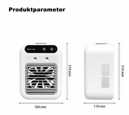 🔥🔥Heißer Verkauf - 49% Rabatt❄️🌬️ Mini Air Cooler 3-in-1 – Kühlt, befeuchtet & duftet! Perfekt für Schreibtisch & Schlafbereich