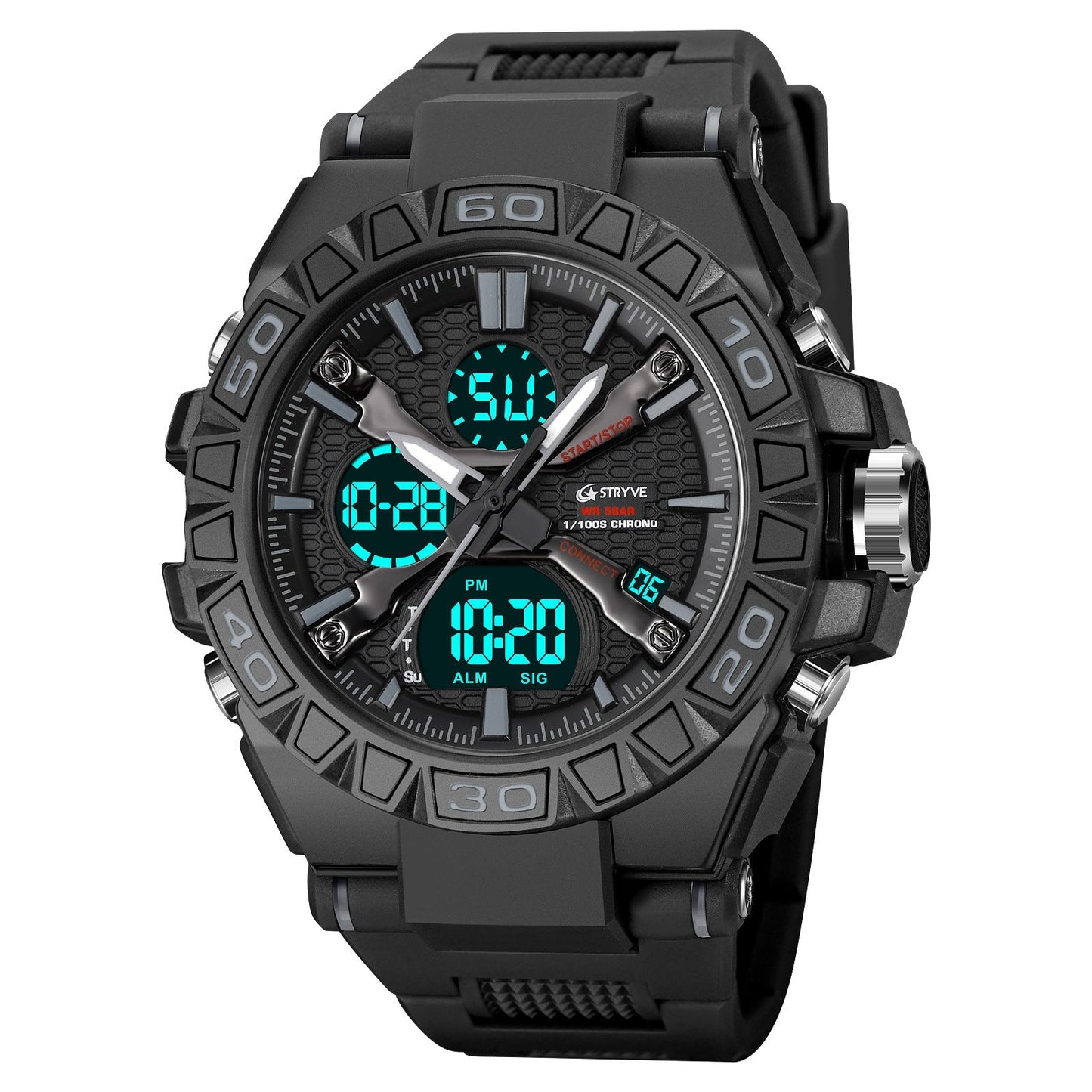 Multifunktionale wasserdichte LED-Digitaluhr