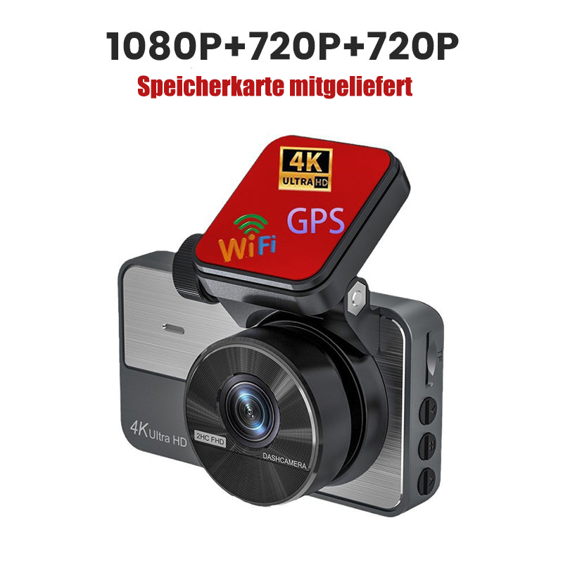 📹58% RABATT BEGRENZTE ZEIT! ✨ 4K Ultra HD Auto-Dashcam mit Nachtsicht - WLAN & Loop-Aufnahme für Kontinuierliche Überwachung 🚗🌙