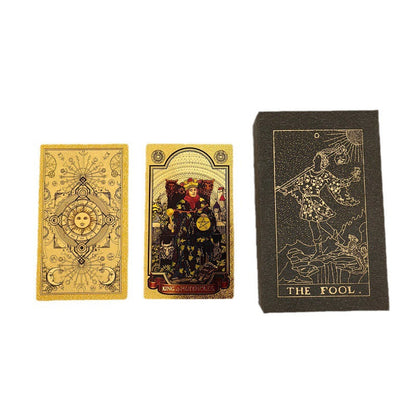 🔮✨ Witchy Cauldron Tarotkarten-Set – Roségold, Inklusive Begleitbuch & Wasserdichte Folien 🎴📖