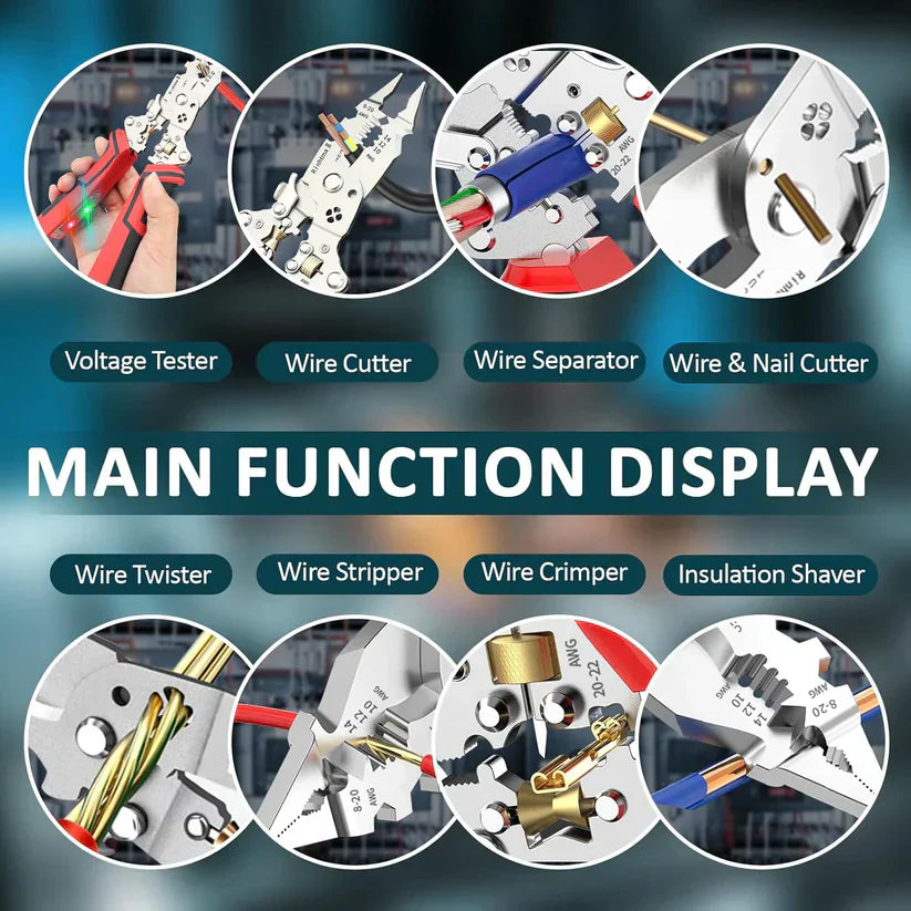 🎉 2026 Sale — Over 32,000 Sold! 🔧 Wire Stripping Pliers – Multi-Function Cutting & Voltage Detection ⚡