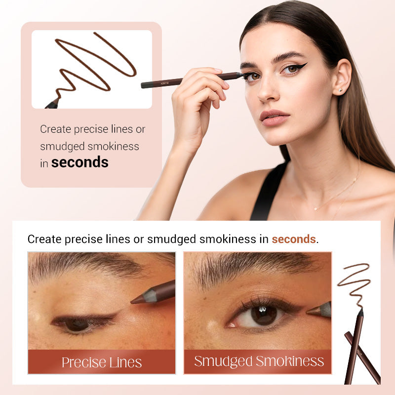 💜 Kaufe 1, erhalte 1 gratis 💜 Wasserfest, wischfest & langanhaltend – Gel-Eyeliner