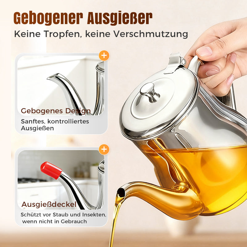 🔥🍳 BEGRENZTE STÜCKZAHL – 50% RABATT! SOLANGE DER VORRAT REICHT! Edelstahl-Ölfiltertopf – Fettfreies Frittieren, sauber & wiederverwendbar – Perfekt für Küche & Camping ✨