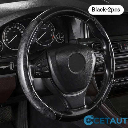 🚗 50% RABATT! 🧤 Universal Anti-Rutsch Auto-Lenkradabdeckung – Weiches Mikrofasermaterial, Rutschfeste Innenschicht & Ideal Für Mehr Komfort Und Kontrolle Beim Fahren 🛡️