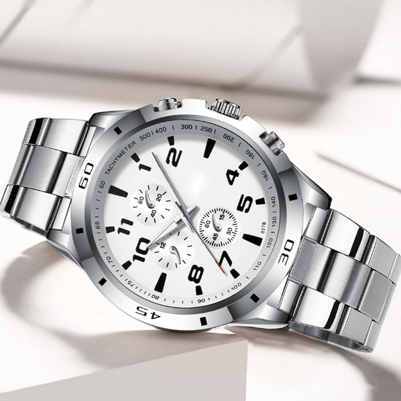 ⌚Modische wasserdichte leuchtende Quarzuhr