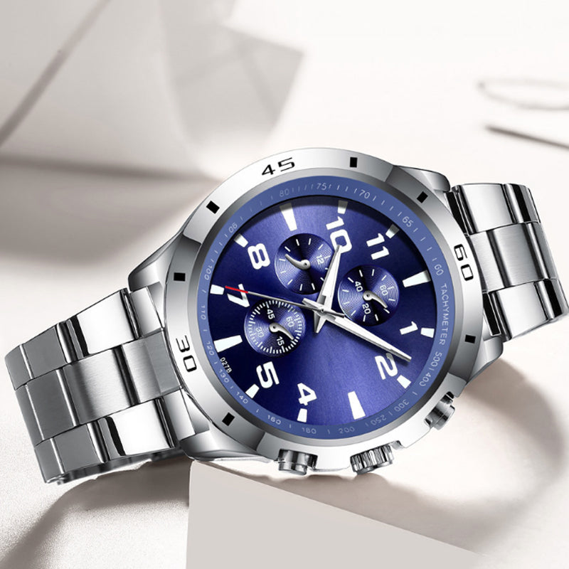 ⌚Modische wasserdichte leuchtende Quarzuhr