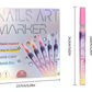🎨Kreatives Nageldesign-Set mit 12 Farben – geeignet für Nageldesign-Begeisterte jeden Alters