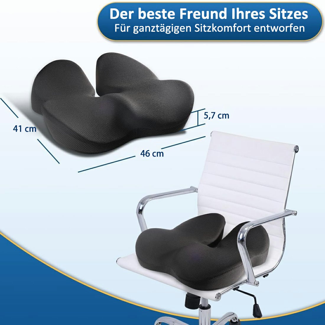 🎁LETZTER TAG 56％ RABATT🔥Ergonomisches Sitzkissen aus Memory-Schaumstoff