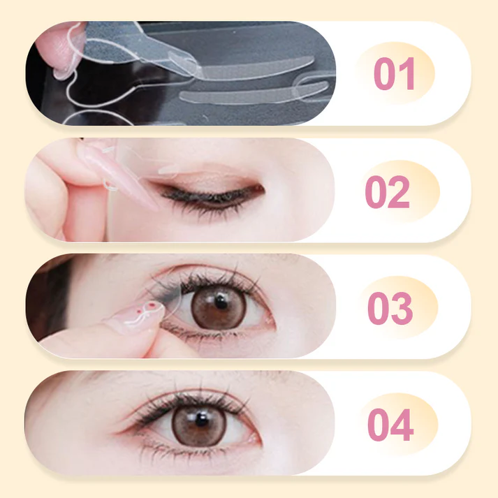 🌸Unsichtbarer leistungsstarker doppelter Augenlidkleber vergrößert beide Augen🌸Limited Time 50% off