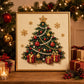 🎄 LETZTER TAG: 49 % RABATT –DIY Weihnachts-Perlenkunst-Set | Beflockte Leinwand mit kratzfesten, farbbeständigen Perlen – festliche DIY-Deko 🎅⛄❄️
